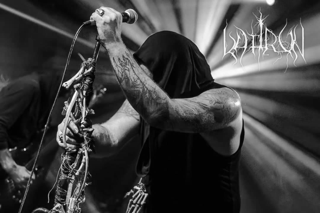 KAFIRUN band, vocalist Luzifaust. Kafirun band on tour July 2024. Live performance.